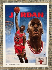 Michael Jordan 1991-92 Upper Deck #75 Chicago Bulls Checklist - Bild 1 von 2