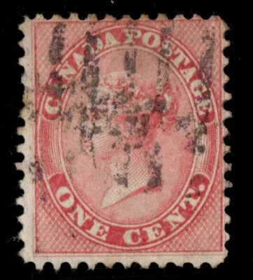 #14 Queen 1c Canada used well centered - Image 1 of 2