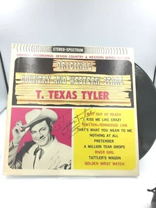 T. Texas Tyler - Signiertes Original Country und Texas Stars Album 1981 COA - Bild 1 von 7