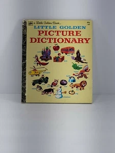 a Little Golden Book LITTLE GOLDEN PICTURE DICTIONARY (1975 Hardcover) - Picture 1 of 4