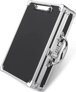 Locking Clipboard Storage Box Heavy Duty Clipboard with Storage Aluminum - Picture 1 of 5