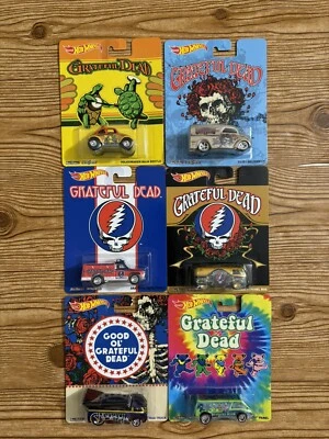 Hot Wheels 2013 Pop Culture "Grateful Dead" Full Complete Set of 6 - Image 1 of 4