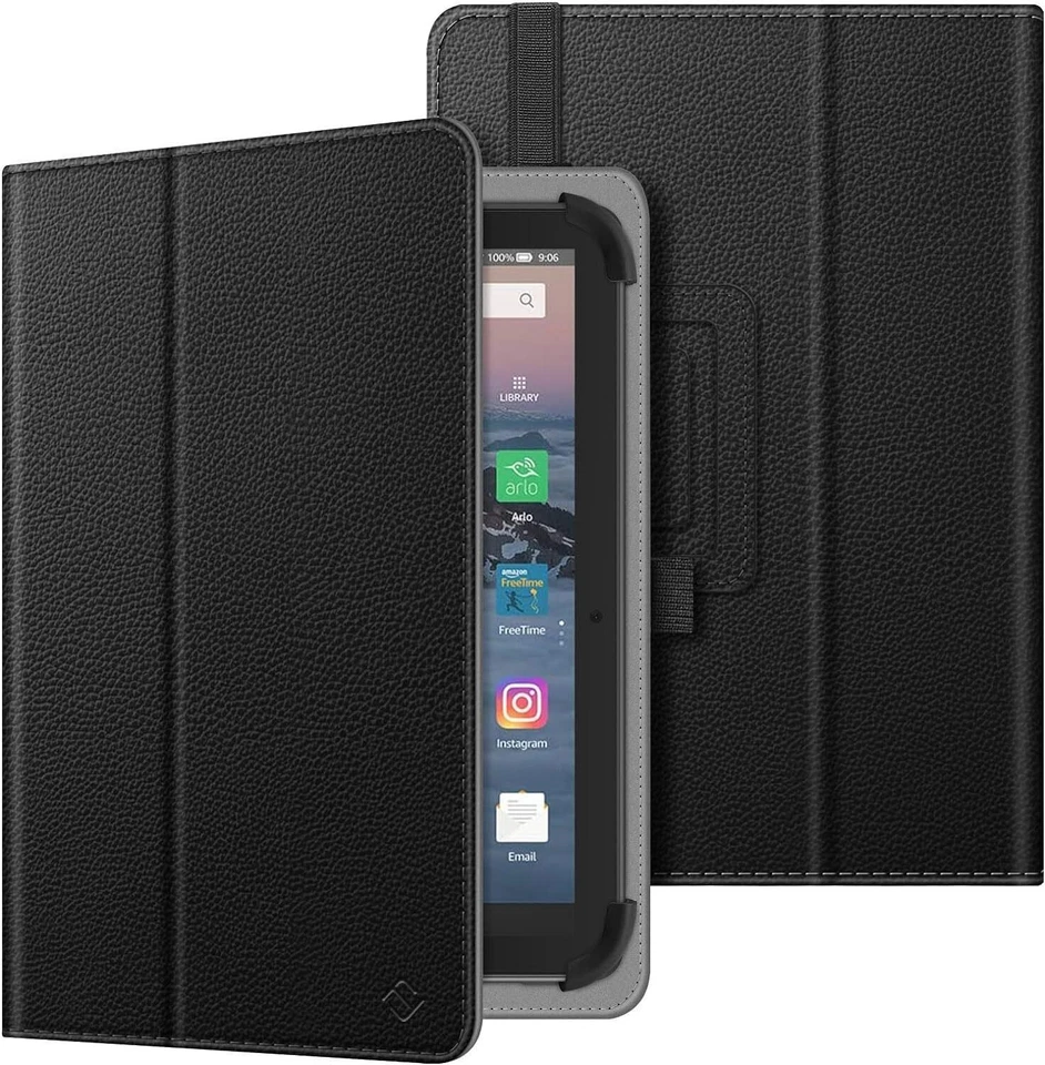 Universal Case for 7-8 Inch Tablet eReader Book Style Folio Protective Cover - Image 1 of 4