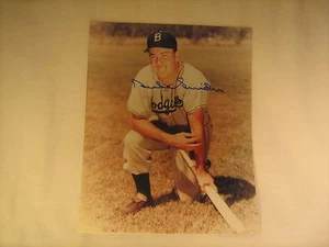 *Firmado* Foto AUTÓGRAFO DUKE SNIDER Los Angeles Dodgers 8" x 10" [c4a] - Imagen 1 de 1