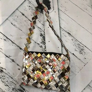 upcycled candy wrapper purse - Picture 1 of 5