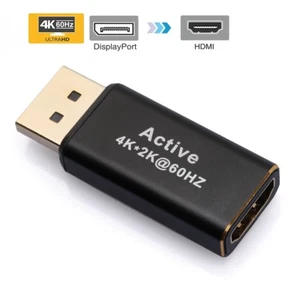 Active DisplayPort to HDMI 2.0 Adapter (Supports 4K / UHD / 3840x2160@60Hz 1080) - Picture 1 of 13