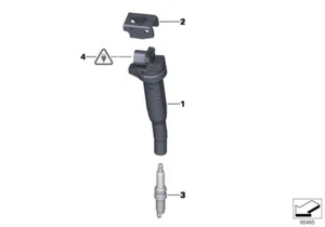 4 bujías originales BMW Serie 1 E81-88 3 Serie E90-93 5 E60 E61 N43 N46 12120038349 - Imagen 1 de 1