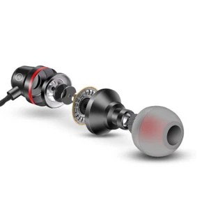 Universal 3.5mm Wired Headphones In-Ear Stereo Earphones Headset With Microphone - Zdjęcie 1 z 16