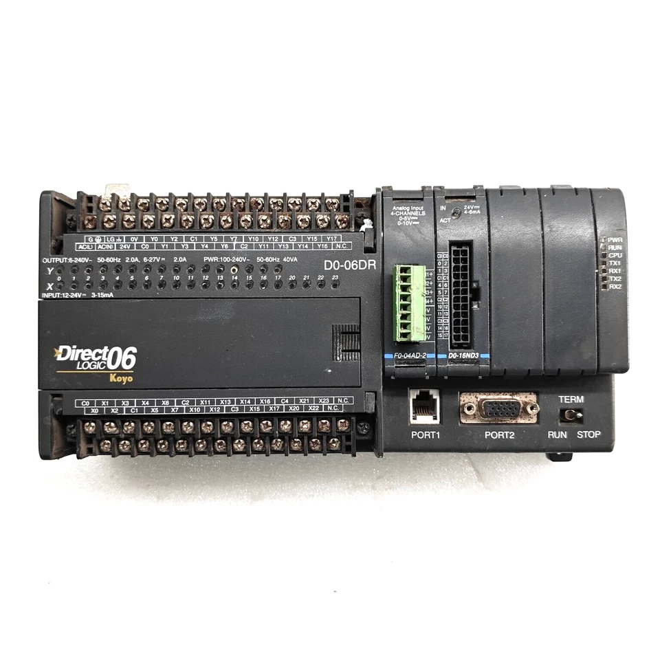 Automation Direct D0-06DR Direct Logic 06 Programmable Controller With Module - Image 1 of 4
