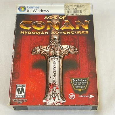 Age of Conan: Hyborian Adventures (PC, 2008) PC game complete M - Mature - Image 1 of 4