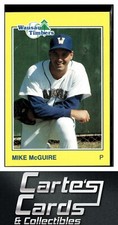 Mike McGuire 1988 Grand Slam Wausau Timbers #20  Seattle Mariners