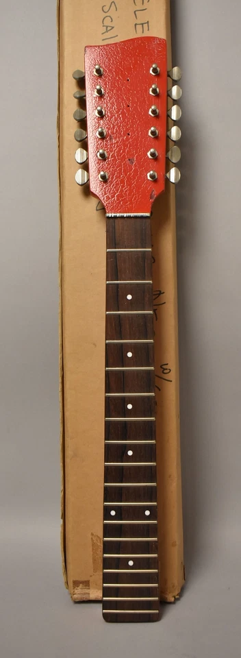1960's Danelectro 12-String Prototype Neck Red w/Box - Image 1 of 4