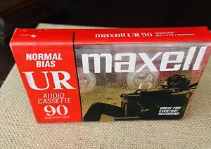 Maxell UR-90 Normal-Bias Blank Cassette Tapes NEW SEALED IEC Type 1 - Picture 1 of 6