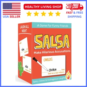 Salsa Showdown Card Game – Funny Adult Party Game with Roasts & Accusations - Picture 1 of 6