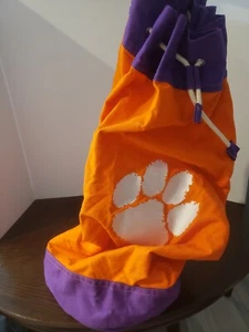 University Of Clemson Tigers Large Laundry Bag Heavy Duty - Picture 1 of 3