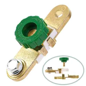 Car Battery Link Terminal Quick Cut-off Switch Disconnect Kill Shut Side Post - Picture 1 of 9