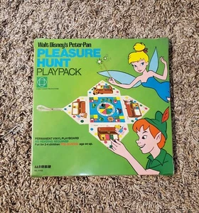 Vintage Game Disney's Peter Pan Pleasure Hunt Playpack 1969 Missing Game Pieces - Picture 1 of 12