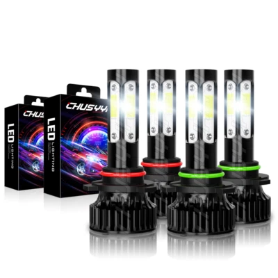 Para Toyota RAV4 1998 1999 2000 4X 9005+9006 LED Faro Bombilla Luz Alta Baja Foto 1 de 4