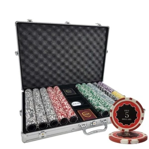 MRC POKER 1000PCS 14G ECLIPSE CLAY POKER CHIPS SET - Picture 1 of 3