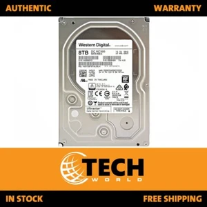 Western Digital 0B36404 Ultrastar DC HC320 8TB 7200RPM SATA HDD, HUS728T8TALE6L4 - Picture 1 of 2