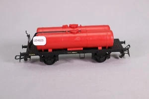 LE4925 RIVAROSSI Ho Wagon plateau FS Italia transport 2 citernes noir - Foto 1 di 6