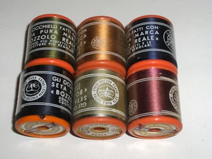 6 ROCCHETTI , IN PURA SETA/SILK TRE STELLE N° 24 lotto B - Foto 1 di 1