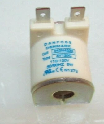 Danfoss Solenoid Coil 110-120V 50/60HZ 8W 042N4233 / Same as 04N4234