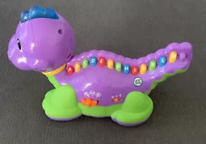 LeapFrog Lettersaurus Dinosaurio Niño Preescolar ABC Alfabeto Dragón Púrpura - Imagen 1 de 2