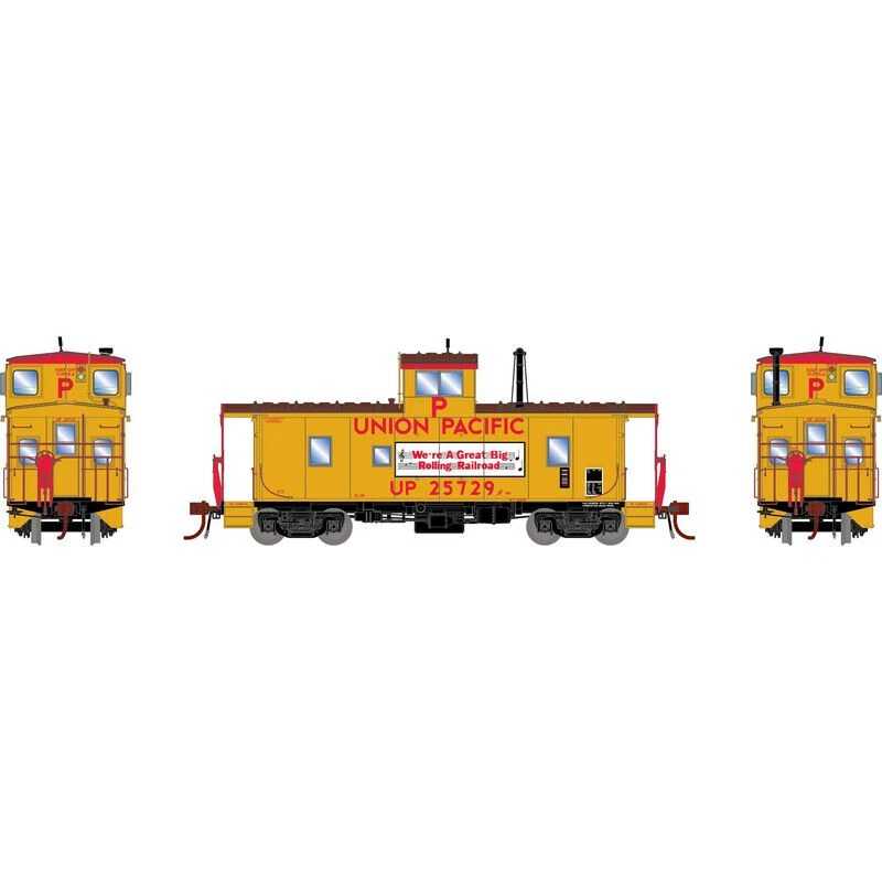 NEW ATHEARN GENESIS HO UP UNION PACIFIC CA-10 CABOOSE WITH LIGHTS - 25729 - Image 1 of 1