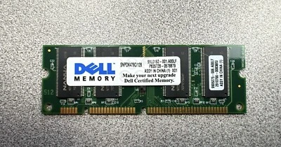 SNPDK479C/128 Dell 128MB 100-Pin DIMM - Image 1 of 2