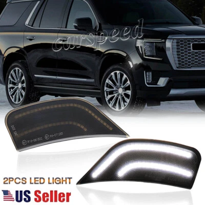 Luces LED laterales para Cadillac Escalade Chevy Suburban GMC Yukon 2021-2023 Foto 1 de 4