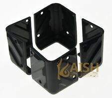 Set of 8 Black Small Size Plastic Guitar Amp Speaker Corner PA Cabinet Protector