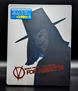 V FOR VENDETTA Blu-ray STEELBOOK Japan Import *RARE OOP [BRAND NEW & SEALED] - Bild 1 von 2