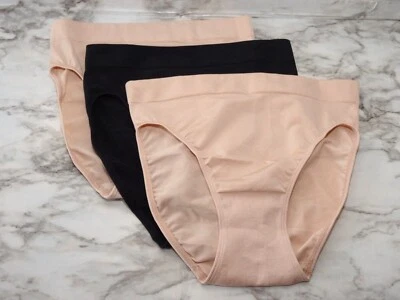 Wacoal 870275# B-Smooth Hi-Cut Brief 3-Pack Panties US Size M - Image 1 of 4