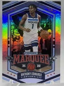 Anthony Edwards 2021-22 Chronicles Marquee #355 Minnesota Timberwolves - Picture 1 of 2