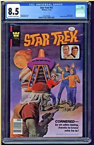 RARO STAR TREK Whitman 57 Cómic 1978 CGC 8,5 en muy buen estado + OW-Páginas Blancas Nuevo Soporte de Estilo - Imagen 1 de 2