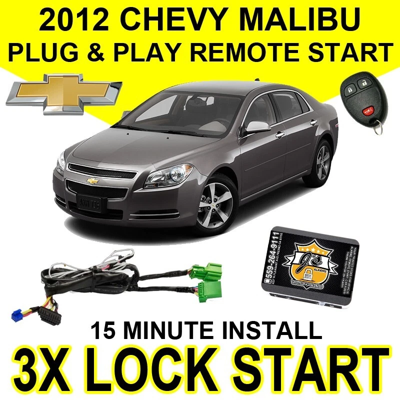Chevy Malibu 2012 sistema de arranque remoto Plug & Play Chevrolet GM Chevy GM2 Foto 1 de 4