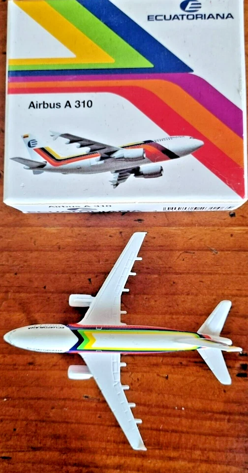 ECUATORIANA Airlines.  A310. Schabak  # 923/146. Scale 1:600 . Diecast Model. — 第 1/1 张图片