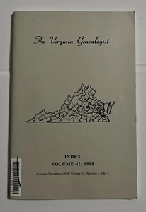 The Virginia Genealogist 67 Ausgaben reichen von 1981-2006 Ex-Bibliothek - Bild 1 von 1