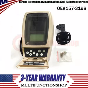 For CAT Caterpillar 312C 315C 318C E320C 330C Monitor Panel 260-2160 157-3198 - Picture 1 of 4