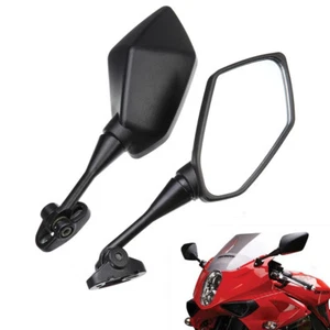 Brand new Rear view Mirrors For Honda CBR600/F4/F4i CBR929/954RR 1998-2006 Black - Foto 1 di 6