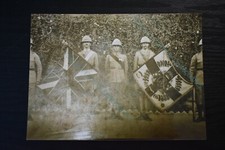 Military Photo Lancashire Fusiliers Regiment Service Dress & Colours