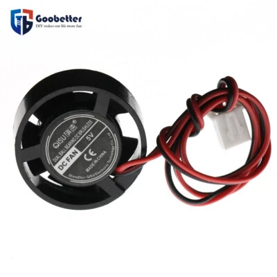 2510 Round 25mmx10mm Mini Cooling Fan 3.7V/5V/9V/12V/24V for Compact Devices - Image 1 of 4