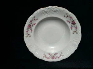 8 TAZONES DE SOPA MONTGOMERY WARD SELLO VERDE ROSA POLONIA - Imagen 1 de 3