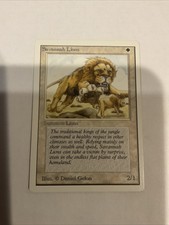 MTG Savannah Lions Unlimited magic the gathering actual pics LP