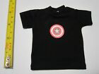 1/6 Scale Tee Black Short Sleeves T-Shirt Captain America For 12" Action Figure