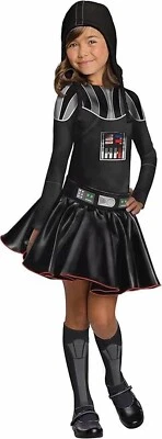 Rubie's Official Girl's Disney Star Wars Darth Vader Costume Medium for Ages 5-7 - Image 1 of 4
