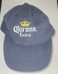 Corona Extra Navy Blue Embroidered Ball Cap Mexican Beer Classic - Picture 1 of 4