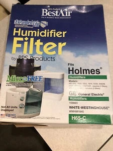 BestAir H65-C Circular Humidifier Wick Filter, White - Picture 1 of 2