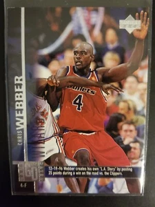 Chris Webber 1997-98 Upper Deck Game Dated #135 Wizards/Bullets - Bild 1 von 2